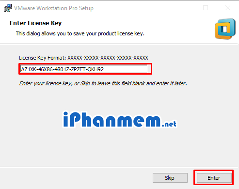 VMware yêu cầu nhập key để tiếp tục tiến trình - hình 2