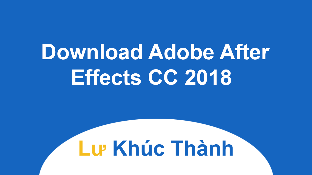 Download Adobe After Effects CC