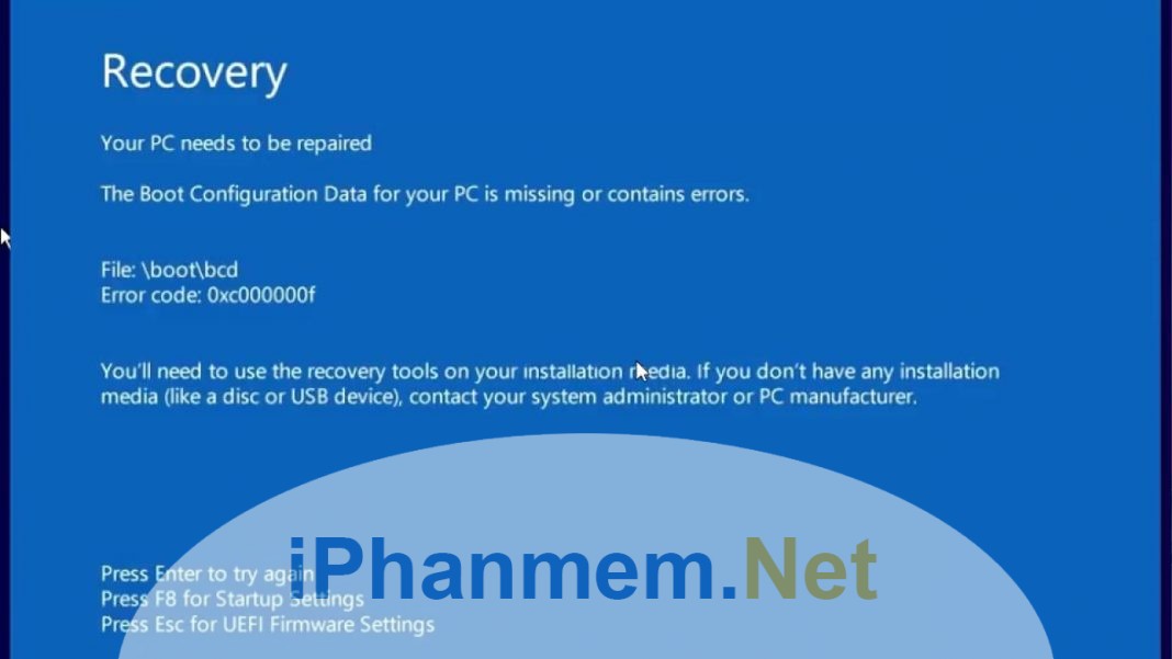 Hướng dẫn cách sửa lỗi khởi động EFI Bootloader trong Windows 10, 8.1 ...
