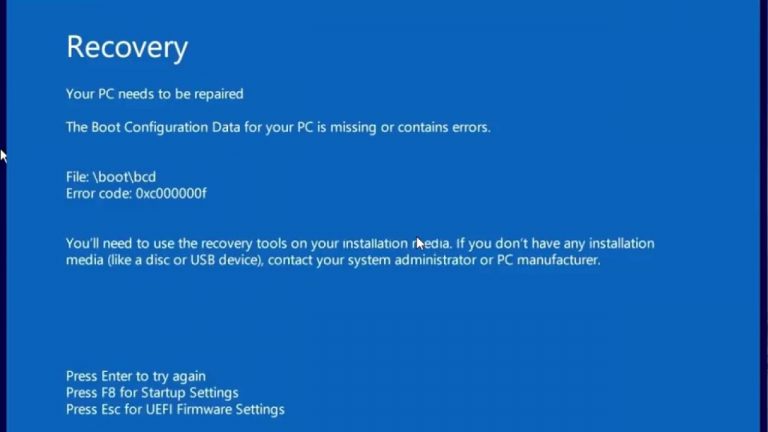 Hướng dẫn cách sửa lỗi khởi động EFI Bootloader trong Windows 10, 8.1 ...