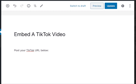 Dán vào nơi mà bạn muốn video TikTok xuất hiện
