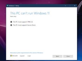 Tại sao không cài đặt được Windows 11