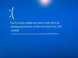 Lỗi do hệ điều hành Windows 10 bị lỗi